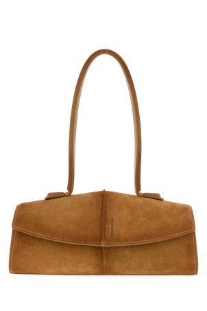 Biscuit suede Linea shoulder bag JIL SANDER (J08ZH0104P9459)