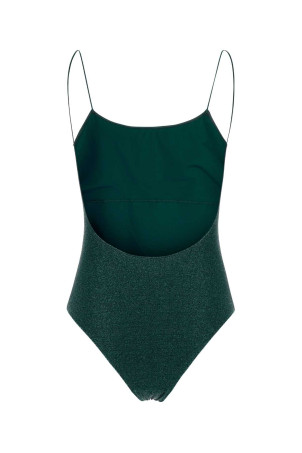 Petrol green nylon blend swimsuit OSEREE (LIS601)