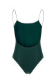 Petrol green nylon blend swimsuit OSEREE (LIS601)