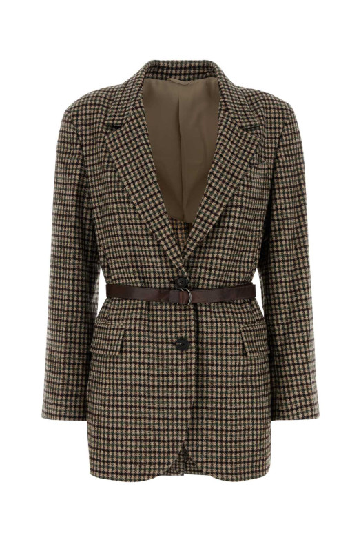 Embroidered wool blend blazer BRUNELLO CUCINELLI (MG5557633)