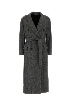 Embroidered alpaca blend coat BRUNELLO CUCINELLI (MG5729937)