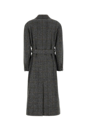 Embroidered alpaca blend coat BRUNELLO CUCINELLI (MG5729937)