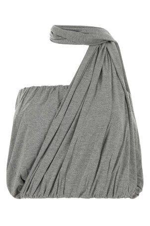 Grey stretch viscose Scarf top Gray GIMAGUAS (SCARFTOP)