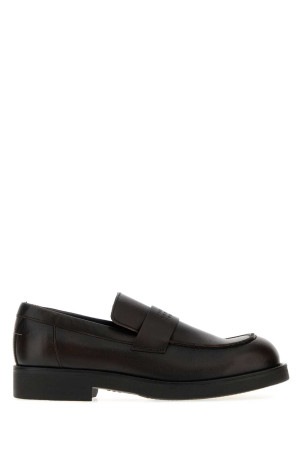 Dark brown leather loafers MM6 MAISON MARGIELA (SH1WR0006P7896)