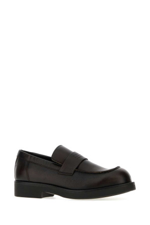 Dark brown leather loafers MM6 MAISON MARGIELA (SH1WR0006P7896)
