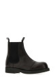 Темно-коричневі шкіряні ботильйони MM6 MAISON MARGIELA (SH1WU0014P7896)