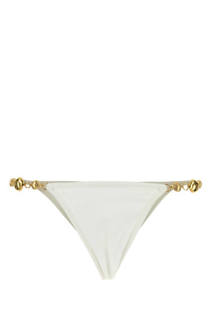 White stretch jersey Splash bikini bottom REINA OLGA (SPLASHBTM)