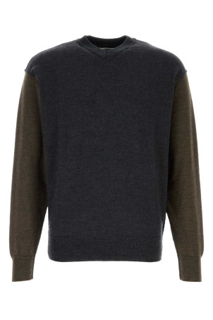 Two-tone wool Toni sweater Black GIMAGUAS (TONIJUMPER)