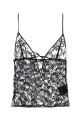 Black lace top Black PRADA (TP6238SOOO13B0)