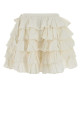 Ivory cotton Ulla mini skirt White GIMAGUAS (ULLASKIRT)