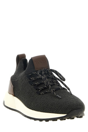 Stretch fabric sneakers Gray