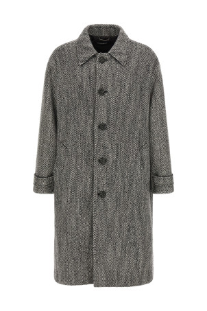 'Chevron' Wool coat Multicolor