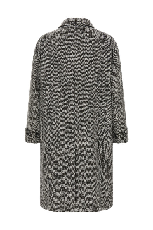'Chevron' Wool coat Multicolor