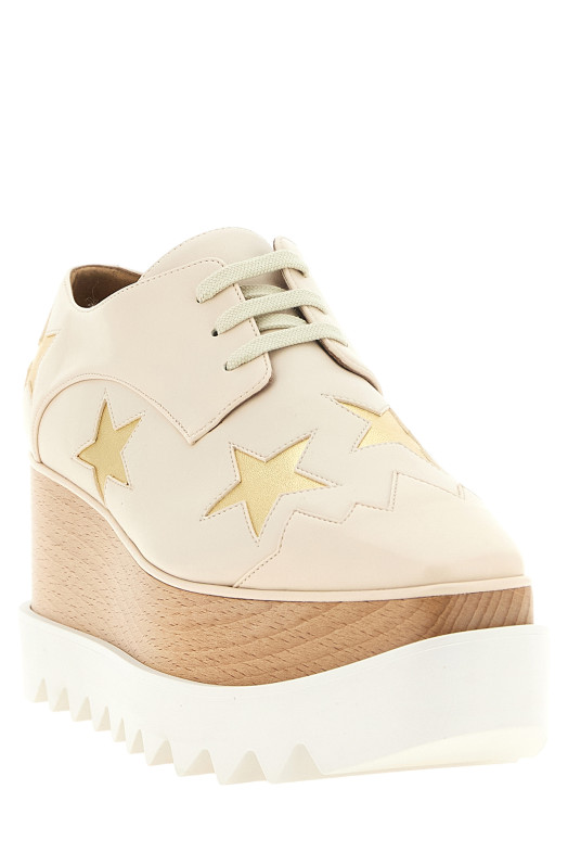 'Elyse' lace up shoes White