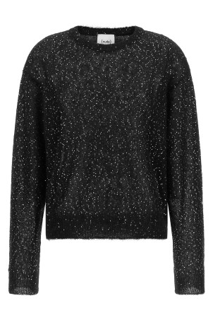 Micro sequin sweater Black