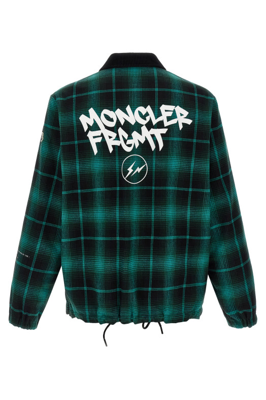 Двусторонняя куртка Moncler x Frgmt «Ryūha», зелёная L209U1A00001N1124F89