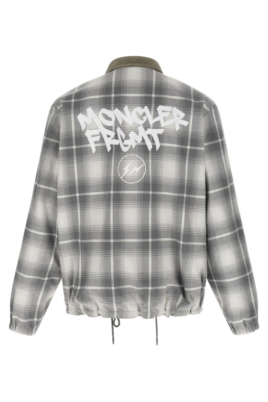 Двусторонняя куртка Moncler x Frgmt «Ryūha», серая L209U1A00001N1124F90
