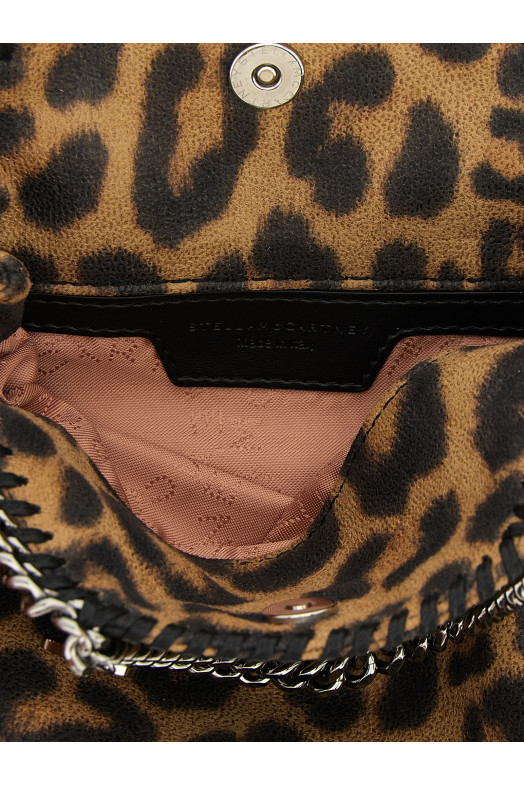 Крошечная сумочка «Falabella», коричневая 391698WP07712702