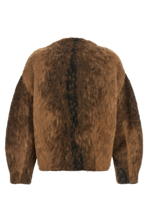 Wool and mohair jacket Brown