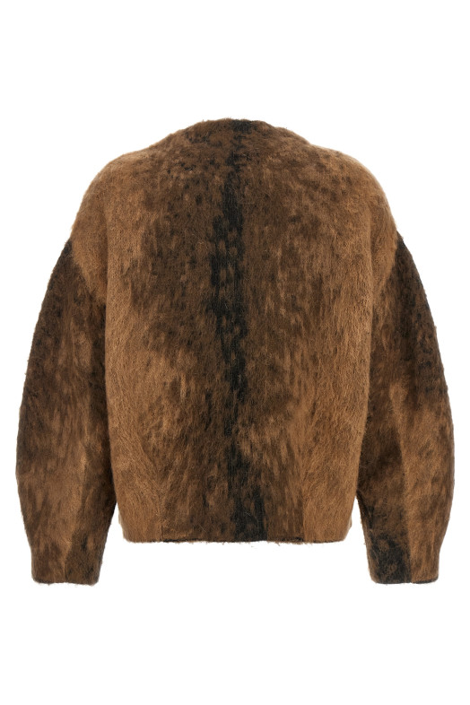 Wool and mohair jacket Brown