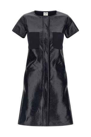 '2-Pocket Vinyl' dress Blue
