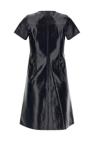 '2-Pocket Vinyl' dress Blue