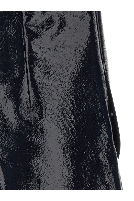 '2-Pocket Vinyl' dress Blue
