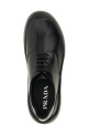 Кожаные ботинки на шнурках, чёрные PRADA 2EE497FG000055F0002