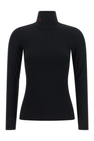 'Perfect Thermal Rollneck' top Black