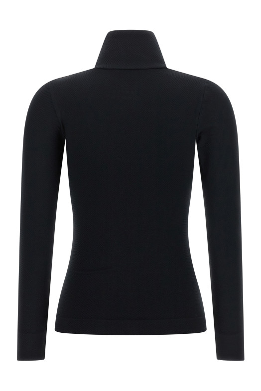 'Perfect Thermal Rollneck' top Black