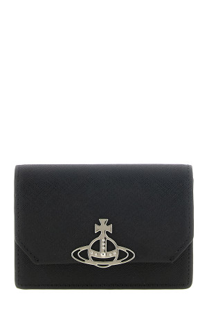 'Orb' logo card holder  Black