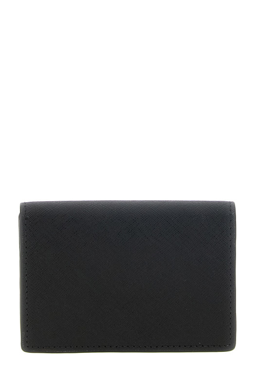 'Orb' logo card holder  Black