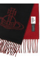 'Orb' double-face scarf Black