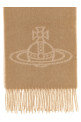 'Orb' double-face scarf Beige