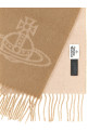 'Orb' double-face scarf Beige