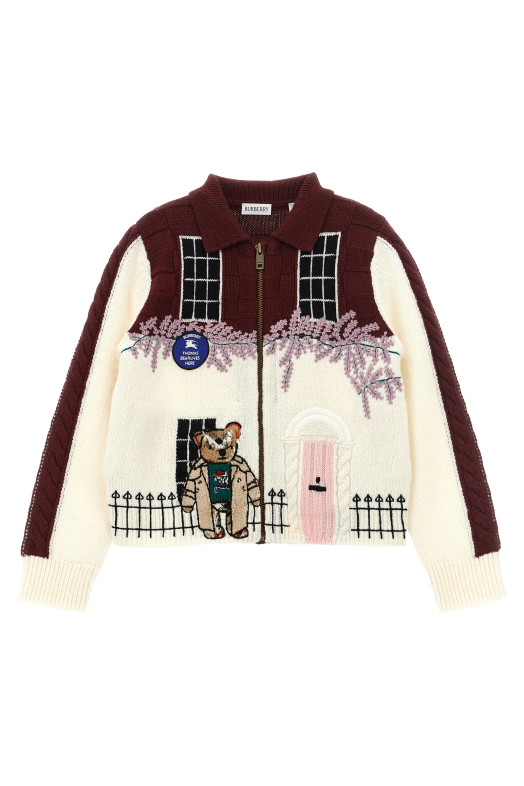 Кардиган «Townhouse Bear», многоцветный 8131194CLARETRED
