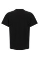 Футболка с двойным логотипом, черная MONCLER L20918C000418390Y999