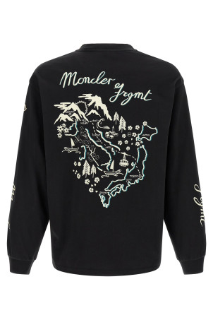 T-shirt Moncler x Fragment Black