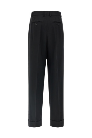 Wool pants Black