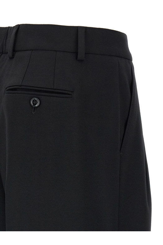 Wool pants Black