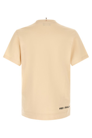 Logo print T-shirt Beige