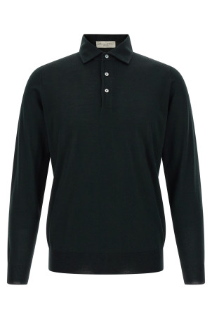 'Collo Camicia' polo shirt Green