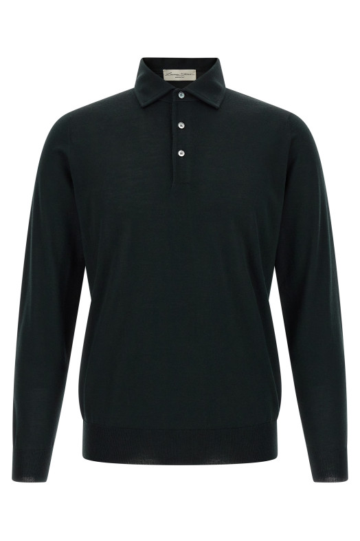 'Collo Camicia' polo shirt Green