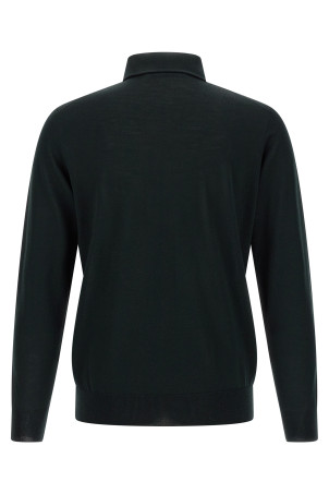 'Collo Camicia' polo shirt Green