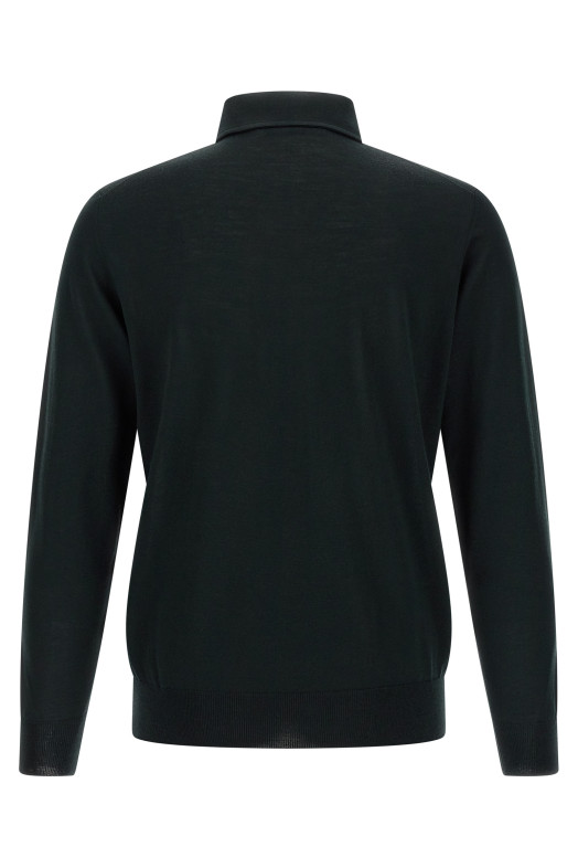 'Collo Camicia' polo shirt Green