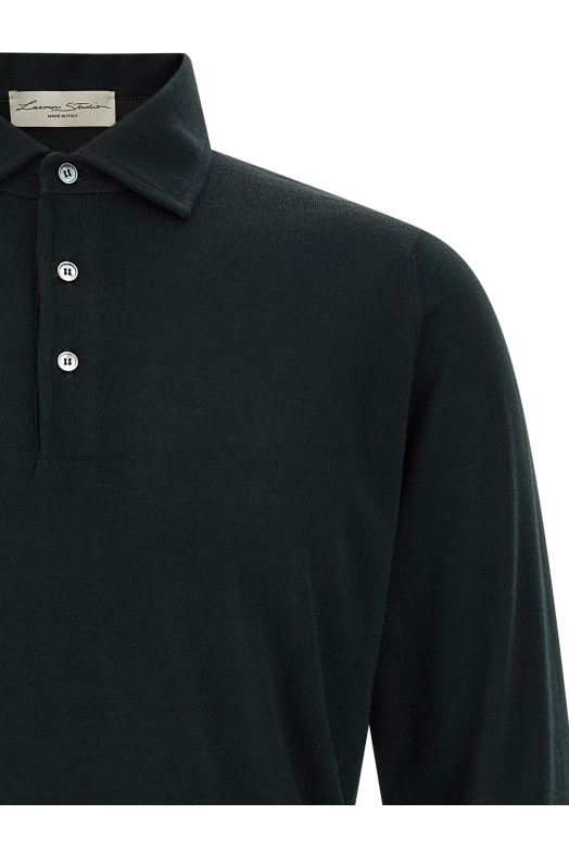 'Collo Camicia' polo shirt Green