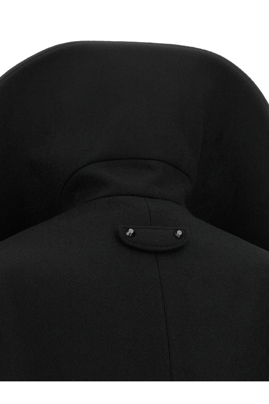 Кабан с асимметричным вырезом, черный BALENCIAGA A009LRTW8171000
