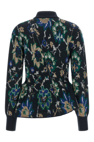 Peplos cardigan Multicolor