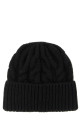 Logo patch beanie Black