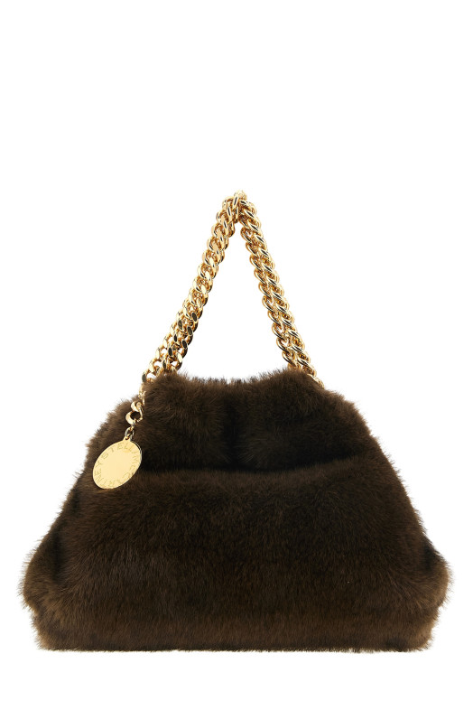 Сумка «Falabella Mini Drawstring», коричневая 7B0144WP07732007